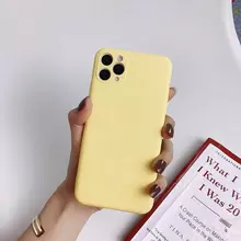 Чехол бампер для iPhone 11 Pro Anomaly Silicone Yellow (Желтый)