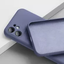 Чехол бампер для iPhone 12 Mini Anomaly Silicone Purple (Фиолетовый)