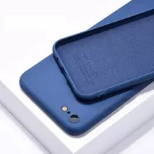 Чехол бампер для iPhone SE 2020 Anomaly Silicone Blue (Синий)