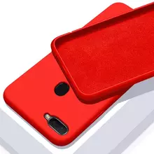 Чехол бампер для Oppo A12 Anomaly Silicone Red (Красный)