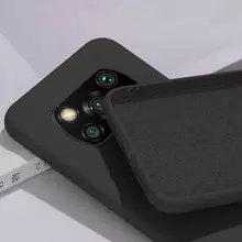 Чехол бампер для Xiaomi Poco X3 Pro Anomaly Silicone Black (Черный)