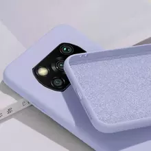 Чехол бампер для Xiaomi Poco X3 Pro Anomaly Silicone Violet (Фиолетовый)