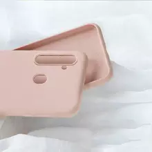 Чехол бампер для Realme 5 Pro Anomaly Silicone Sand Pink (Песочный Розовый)