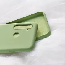 Чехол бампер для Realme 5 Pro Anomaly Silicone Light Green (Светло Зеленый)