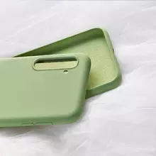 Чехол бампер для Realme 6 Pro Anomaly Silicone Light Green (Светло Зеленый)