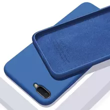 Чехол бампер для Realme C2 Anomaly Silicone Blue (Синий)