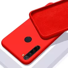 Чехол бампер для Xiaomi Redmi Note 8T Anomaly Silicone Red (Красный)