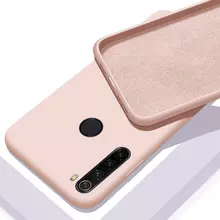 Чехол бампер для Xiaomi Redmi Note 8 Anomaly Silicone Sand Pink (Песочный Розовый)