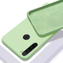 Чехол бампер для Xiaomi Redmi Note 8 Anomaly Silicone Light Green (Светло Зеленый)