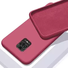 Чехол бампер для Xiaomi Redmi Note 9 Pro Anomaly Silicone Camellia (Камелия)