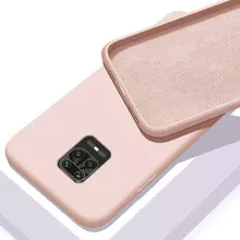 Чехол бампер для Xiaomi Redmi Note 9 Pro Anomaly Silicone Sand Pink (Песочный Розовый)