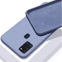 Чехол бампер для Samsung Galaxy A21s Anomaly Silicone Purple (Фиолетовый)