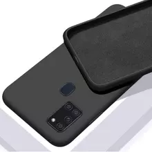 Чехол бампер для Samsung Galaxy A21s Anomaly Silicone Black (Черный)