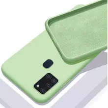 Чехол бампер для Samsung Galaxy M21 Anomaly Silicone Light Green (Светло Зеленый)