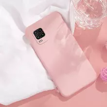 Чехол бампер для Xiaomi Mi10 Lite Anomaly Silicone Sand Pink (Песочный Розовый)