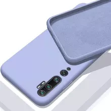 Чехол бампер для Xiaomi Mi Note 10 Anomaly Silicone Violet (Фиолетовый)