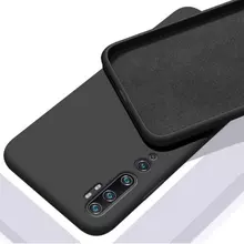 Чехол бампер для Xiaomi Mi Note 10 Pro Anomaly Silicone Black (Черный)