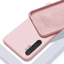 Чехол бампер для Xiaomi Mi Note 10 Lite Anomaly Silicone Sand Pink (Песочный Розовый)
