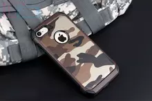 Чехол бампер для iPhone 7 NX Case Camouflage Brown (Коричневый)