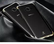 Чехол бампер для Samsung Galaxy S8 Plus G955F Baseus Glitter Gold (Золотой)