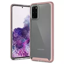 Чехол бампер для Samsung Galaxy S20 Plus Caseology Skyfall Flex Pink Sand (Песочный Розовый)