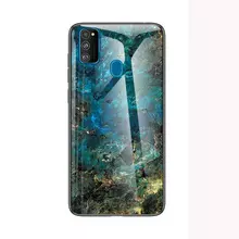 Чехол бампер для Samsung Galaxy M21 Anomaly Cosmo Emerald (Изумрудный)