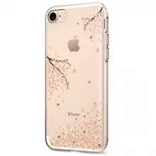 Чехол бампер для iPhone SE 2020 Spigen Liquid Crystal Blossom Nature (Природа)
