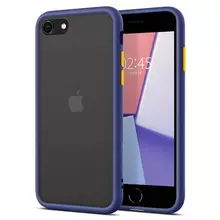 Чехол бампер для iPhone SE 2020 Ciel by Cyrill Color Brick Collection Navy Blue (Темно Синий)