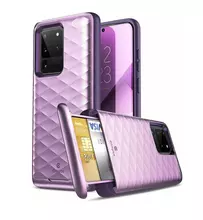 Чехол бампер для Samsung Galaxy S20 Ultra Clayco Argos Purple (Фиолетовый)