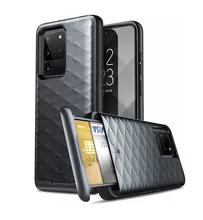 Чехол бампер для Samsung Galaxy S20 Ultra Clayco Argos Black (Черный)