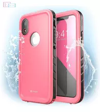 Чехол бампер для iPhone Xr Clayco Omni WatterProof Pink (Розовый)