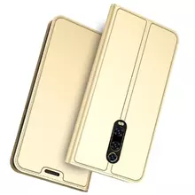 Чехол книжка для Xiaomi Mi9T Pro Dux Ducis Skin Pro Gold (Золотой)