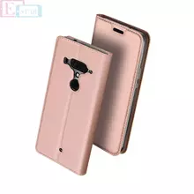 Чехол книжка для HTC U12 Plus Dux Ducis Skin Pro Rose Gold (Розовое Золото)