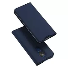 Чехол книжка для Motorola Moto E7 Plus Dux Ducis Skin Pro Blue (Синий)