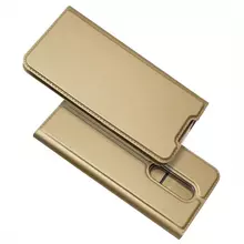 Чехол книжка для OnePlus 7T Pro Dux Ducis Skin Pro Gold (Золотой)