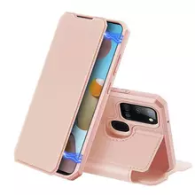 Чехол книжка для Samsung Galaxy A21s Dux Ducis Skin X Pink (Розовый)
