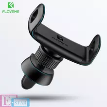 Автомобильный держатель для смартфонов Floveme 360 Degrees Rotation Telescopic Air Vent Phone Holder Black (Черный)