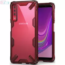 Чехол бампер для Samsung Galaxy A7 2018 Ringke Fusion-X Red (Красный)