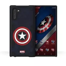 Чехол бампер для Samsung Galaxy Note 10 Samsung Galaxy Friends Marvel Captain America (Капитан Америка)