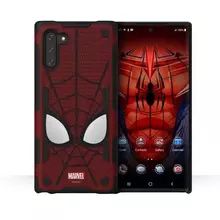 Чехол бампер для Samsung Galaxy Note 10 Samsung Galaxy Friends Marvel Spider man (Человек Паук)