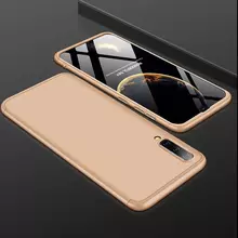Чехол бампер для Samsung Galaxy A50s GKK Dual Armor Gold (Золотой)