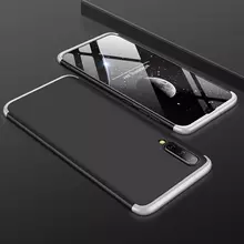 Чехол бампер для Samsung Galaxy A30s GKK Dual Armor Black&Silver (Черный&Серебристый)
