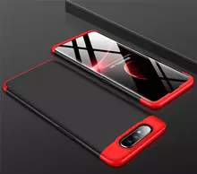 Чехол бампер для Samsung Galaxy A80 GKK Dual Armor Black&Red (Черный&Красный)