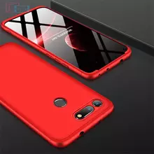 Чехол бампер для Huawei Honor V20 GKK Dual Armor Red (Красный)