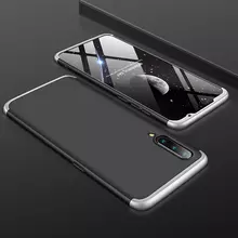 Чехол бампер для Xiaomi MiA3 GKK Dual Armor Black&Silver (Черный&Серебристый)