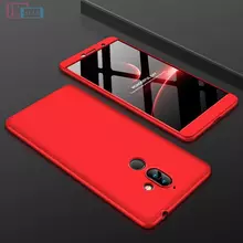 Чехол бампер для Nokia 8.1 GKK Dual Armor Red (Красный)