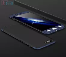 Чехол бампер для OnePlus 5T GKK Dual Armor Black&Blue (Черный&Синий)