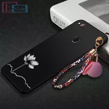 Чехол бампер для Huawei Honor 8 Lite Anomaly Flowers Boom Black Lotus (Черный Лотос)
