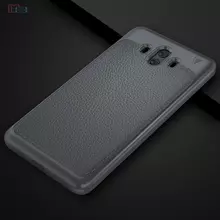 Чехол бампер для Huawei Mate 10 Lenuo Leather Fit Gray (Серый)