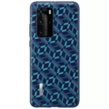 Чехол бампер для Huawei P40 Pro Huawei Monogram Case Blue (Синий)